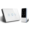US / AU Standard 240V RF 433Mhz Wireless Remote Control Glass Touch Panel LED Light Dimmer Switch
