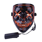 Light Up LED The Purge Masks Festival Halloween Cosplay Costume Supplies Party Masks for festival dancing