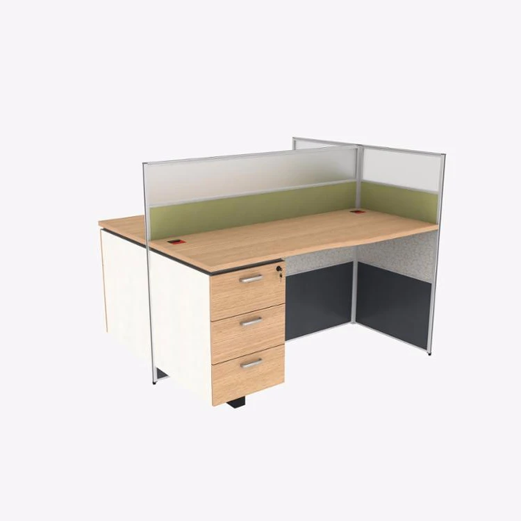 Double Office Desk With Divider Whiteboard Custom Made Furniture Office Desk With Divider Whiteboard