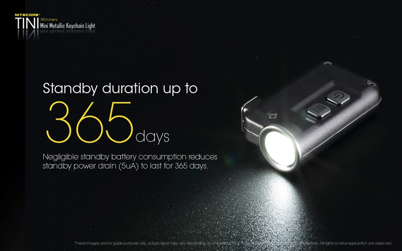 Nitecore TINI 380 Lumens Micro-USB Charging Mini Metallic Keychain Light (18)