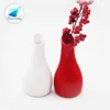 Home Decor Modern Design White Red Glass Flower Vase Set