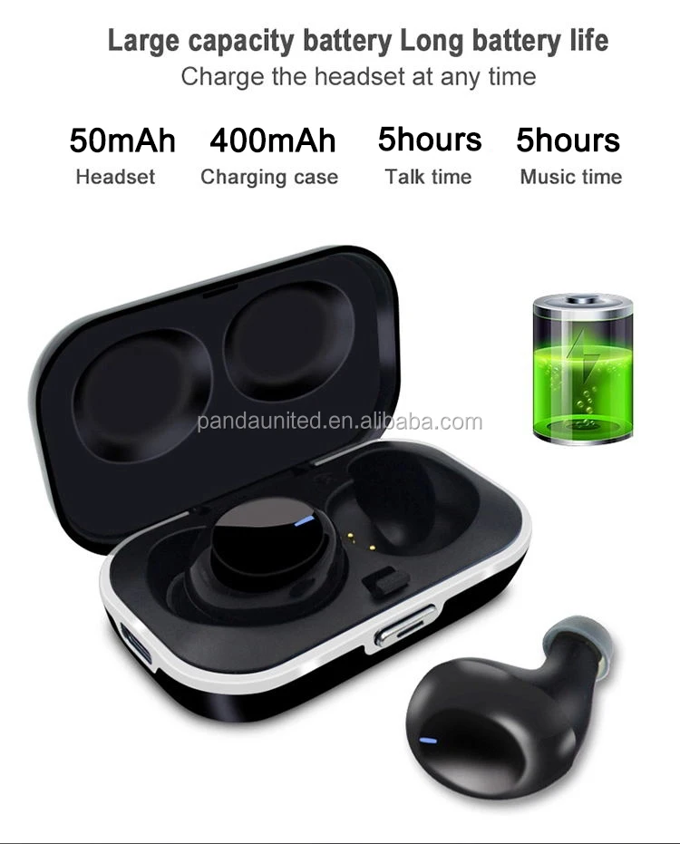 Wireless Earbuds Blue tooth 5.0 TWS Earphones Type-C Wireless Charging Sport Headphones - ANKUX.COM