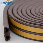 LOGJOY 3M adhesive seal EPDM foam rubber glass door/window gasket seal Rubber strip