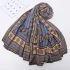 Wholesale indian scarves ethnic polyester printing Pakistan hijabs scarf
