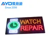 Sign In USA Hot Sale Custom Business Acrylic Watch Jewellery Repairs Super Cheap LED Sign Manufactory