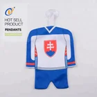 Sublimation hanging sport Mini shirt football club flag pennant