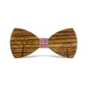 Really Wood Hipster Costom Men Women Bow-tie Cravat Wholesale Elastic Band Wooden Bow Tie