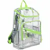 Heavy Duty Clear Backpack Durable Military Nylon Clear Bookbags Transparent Backpack for School Work