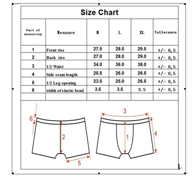 Hanes Men S Boxer Briefs Size Chart