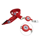 ABS di Plastica ID Cordicella Nome Tag cordino distintivo bobina Estraibile A Scomparsa Badge Reel