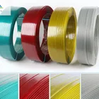 19mm pet cutting strap smooth face green packing cotton strip with length 2.28m