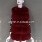 Winter New Women Elegant Real Full Pelt Fox Fur Gilet As Best Gift