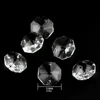 wholesales octagon beads 22mm 100pcs with clear crystal glass beads 16-faceted for chandelier clothes jewelry decoration