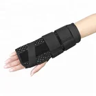 Adjustable pain relief splint wrist band for carpal tunnel