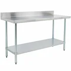 commercial restaurant kitchen equipment stainless steel pizza work table