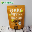 Popcorn Bag Vacuum Peanuts Packaging Zip Lock Candy Synthetic Laminating Stand Up Plastic Pouch Sachet