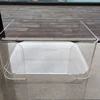 easy clean comfortable acrylic pet bed