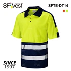 Hi Vis Safety Reflective PPE Workwear Clothing Two Color Wholesale Cheap Short Sleeve Polo T Shirt for Man
