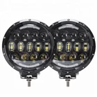 Loyo Car 105w 7 Inch Round Led Flood Work Light for Motorcycle Truck Off Road Tractor