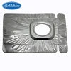 Disposable aluminum foil gas burner bib liners covers cheap Aluminium Foil Gas Stove Liner square
