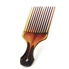 Xinlinda brand top quality amber horn comb head massage scraping gua sha comb
