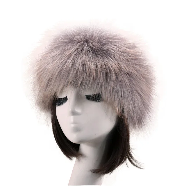 China Factory Wholesale Womens Ladies Faux Fur Russian Hat Black Brown Faux Fur Hat Buy Faux Fur Ushanka Hat Beaver Fur Hat Faux Fur Trapper Hat Product On Alibaba Com