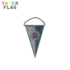 Decorative Promotional String Pennant Soccer Flag Custom