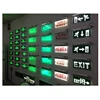 wall mounted fire safety emergency exit sign lights