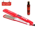 ENZO 2019 hot sale best private label hair straightening flat iron keratin cream mini straightener