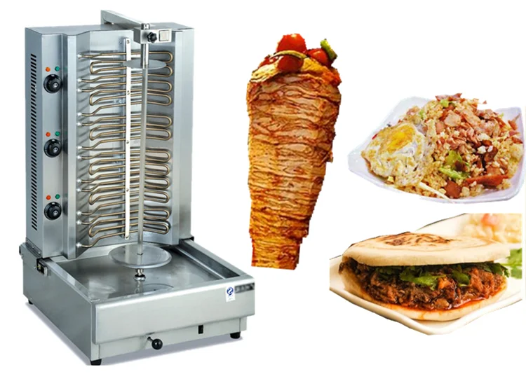 Electric Revolving Kebab Making Machine Electric Grills Shawarma Machine BBQ