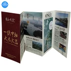 Custom art paper accordion fold brochure printing