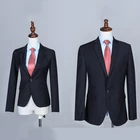 Wholesale checkout Casual Men Slim Fit Long Sleeve Formal Blazers plus size Men's Suit Business Suit