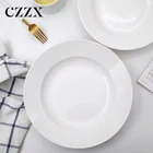 Bone China Food Dinner Serving Plate Home