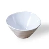 Custom printed eco friendly dinner set snack creative Japanese noodle ramen salad bowl white ceramic mixing bowls