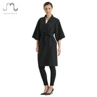 Beauty Sleep Wear Night Polyester Cotton Satin Gown Hotel Salon Premium Spa Robe Femme Wholesale Kimono Womens