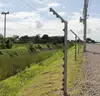 Power shock electric fencing system with GSM/CCTV for electric fence house perimeter security