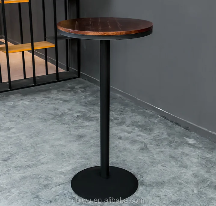 wood bar chair and table set