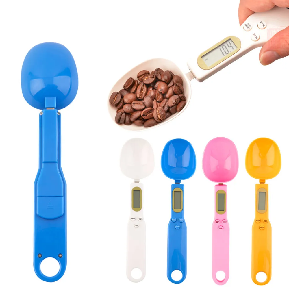 2017 Low power consumption 500/0.1g Digital LCD Measuring Food Kitchen Lab Electronic Spoon Weight Scale