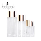 2019 China manufacturer cosmetic perfume bottle with gold mist sprayer