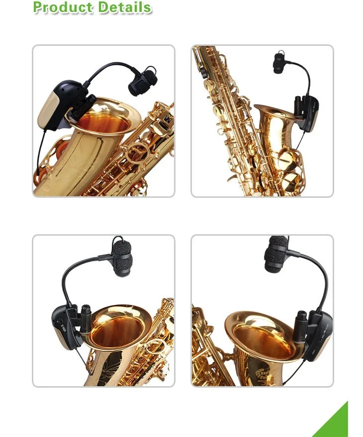 Saxophone Mic For Wireless System And Bodypack Buy Condenser