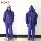 Wholesale 40 filament thick Adult Sea Plastic Raincoat Rain Pants Suit Split Single Labor Rain Gear Motorcycle Riding