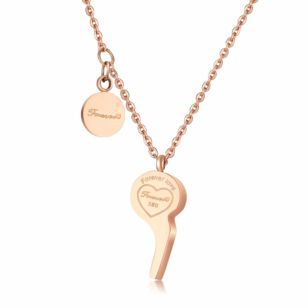 wholesale jewelry for sport lover stainless steel whistle