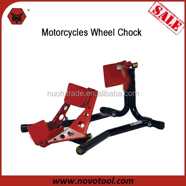 Manufacturer High Quality Guarantee 200KG Loading Q195 Steel Motorcycle Wheel Chock Motorcycle Rear Stand