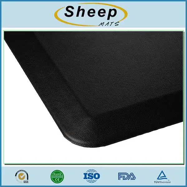 Office standing waterproof floor anti fatigue comfort pu foam mat