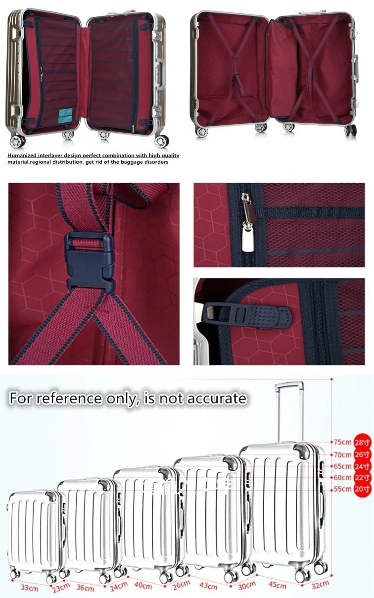 20''/24''/28'' Pc+abs Luggage Secret Compartment Carpisa Luggage Buy