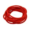 red girl elastic hair tie band pony tail holder