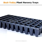 New product black plastic agriculture greenhouse 204 cells seedling tray, Root sprouts plastic trays for sale