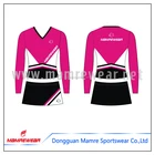 Long sleeve cheap wholesale cheer dance wear,fashion design cheerleading uniforms