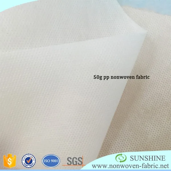 100% polypropylene spunbond non woven fabric raw material to manufacture disposable pillow cover