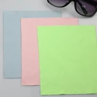 High quality lint free non woven professional thin laser cut premium microfiber glass cleaning cloth